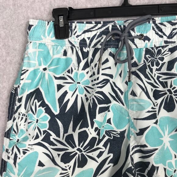Maui Sons Swim Trunks Shorts Small Hawaiian Pockets Board Volley Walk Beach Bum - Picture 2 of 13